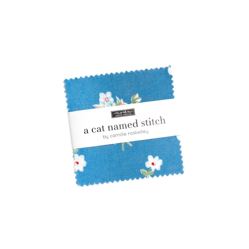 A Cat Named Stitch Mini Charm Pack - Moda from Fort Worth Fabric Studio