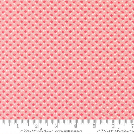 A Cat Named Stitch Small Tulips Blush - Moda from Fort Worth Fabric Studio
