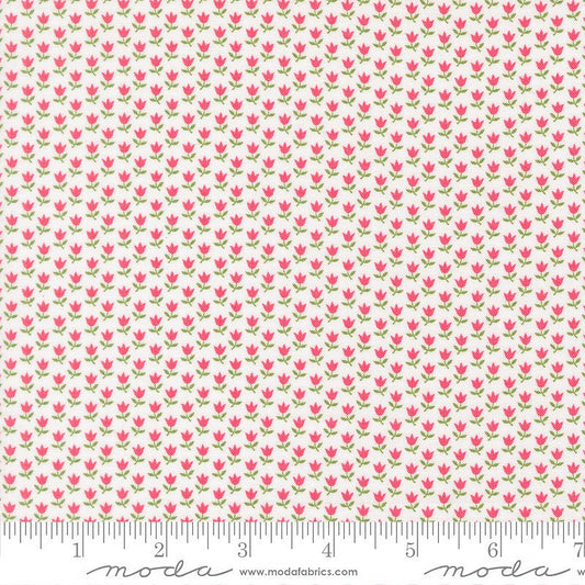 A Cat Named Stitch Small Tulips Cream Rosie - Moda from Fort Worth Fabric Studio