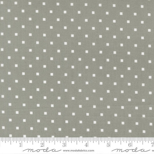 A Cat Named Stitch Square Dots Tabby - Moda from Fort Worth Fabric Studio
