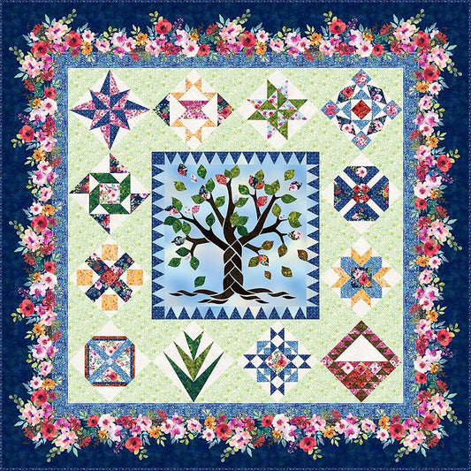A Family Tree of Faith Quilt Pattern Booklet - In the Beginning from Fort Worth Fabric Studio