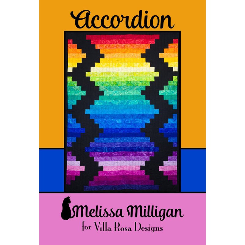 Accordion Quilt Pattern PDF Download - Villa Rosa Designs from Fort Worth Fabric Studio