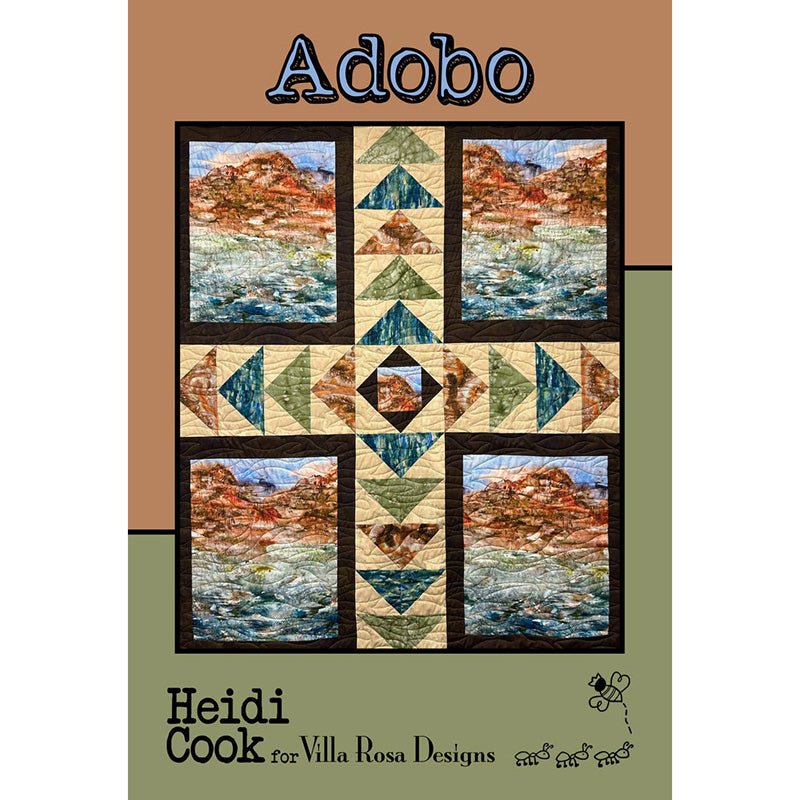 Adobo Quilt Pattern - Villa Rosa Designs from Fort Worth Fabric Studio