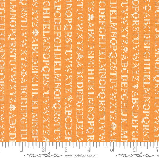 Agatha Road Text & Words Pumpkin - Moda from Fort Worth Fabric Studio