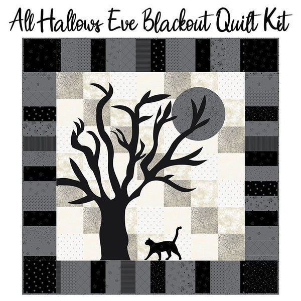 All Hallows Eve Blackout Quilt Kit from FWFS - Fort Worth Fabric Studio from Fort Worth Fabric Studio