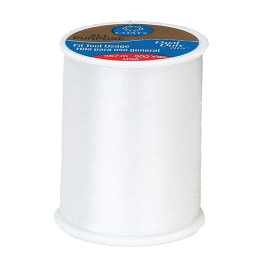 All Purpose Thread White by Coats & Clark - Coats & Clark from Fort Worth Fabric Studio