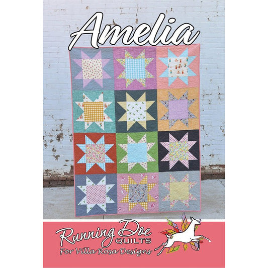 Amelia Quilt Pattern PDF Download - Villa Rosa Designs from Fort Worth Fabric Studio