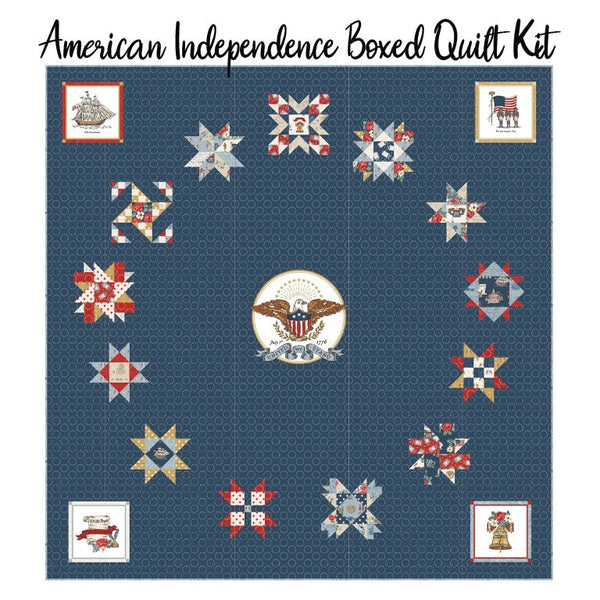 American Independence Boxed Quilt Kit with Independence from Riley Blake - Riley Blake from Fort Worth Fabric Studio