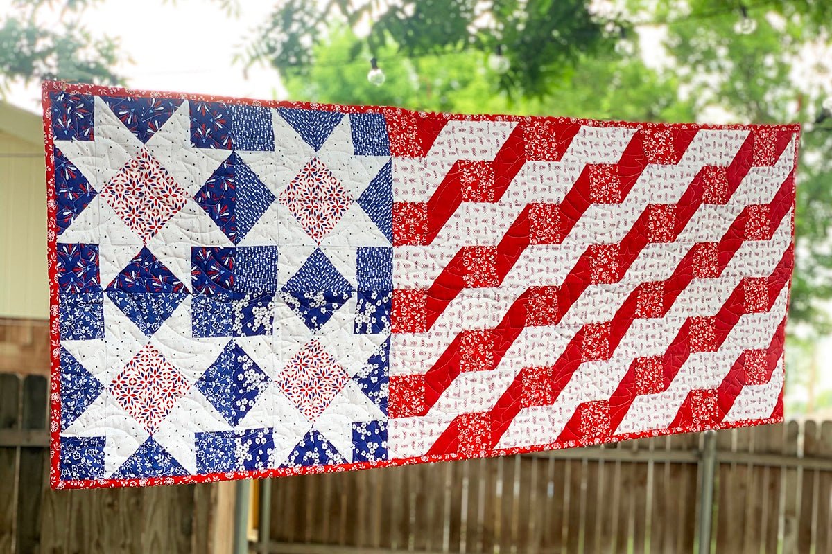 American Made Table Runner Pattern PDF Download – Fort Worth Fabric Studio
