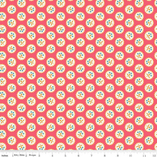 Americana Betsy Tea Rose - Riley Blake from Fort Worth Fabric Studio
