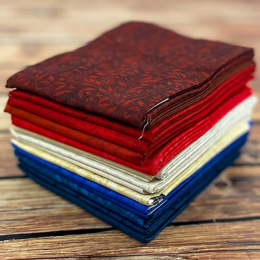 Anchors Away Fat Quarter Bundle | Fundamentals by White Owl Textiles - White Owl Textiles from Fort Worth Fabric Studio