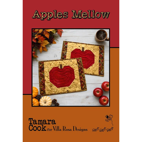 Apples Mellow Placemats Pattern - Villa Rosa Designs from Fort Worth Fabric Studio