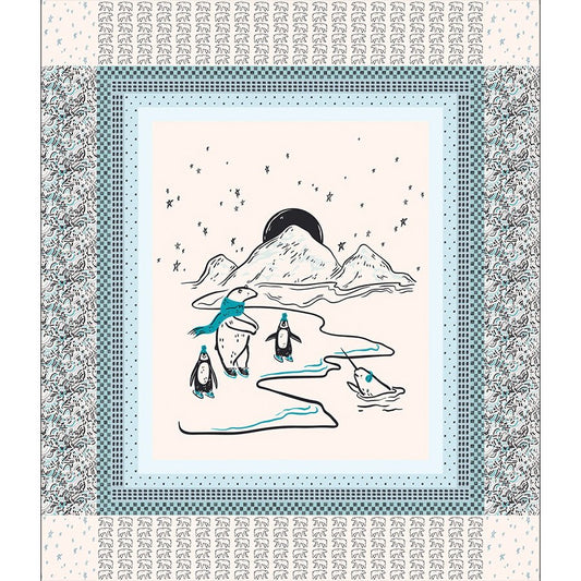 Arctic Tale 36" Polar Quest Panel Multi - Art Gallery from Fort Worth Fabric Studio