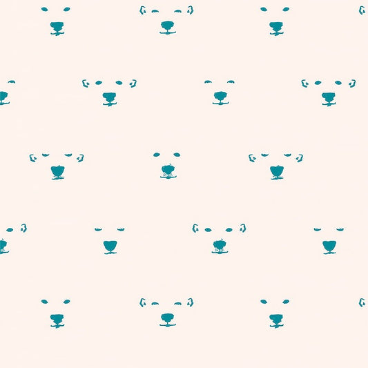 Arctic Tale Frosty Gaze Cream - Art Gallery from Fort Worth Fabric Studio