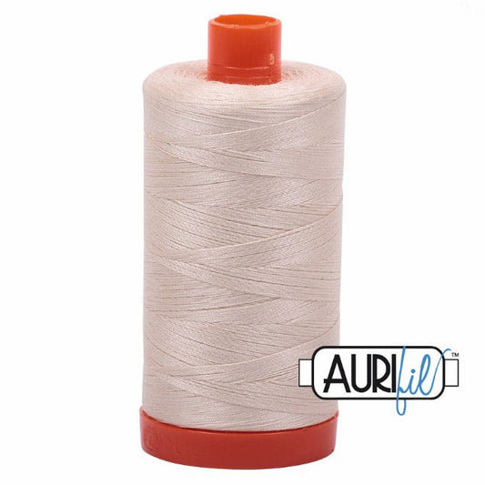 Aurifil Cotton Mako Thread Light Sand 50wt MK50 - 2000 - Aurifil from Fort Worth Fabric Studio