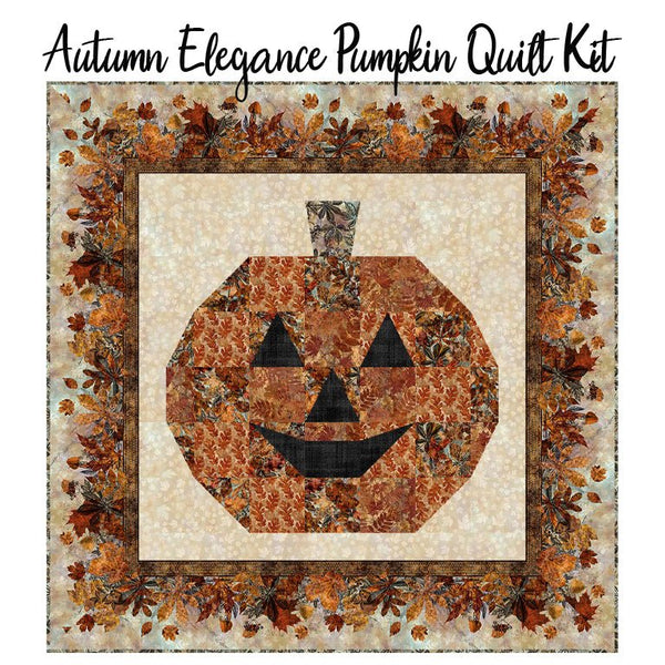Autumn Elegance Pumpkin Quilt Kit from In The Beginning - In the Beginning from Fort Worth Fabric Studio