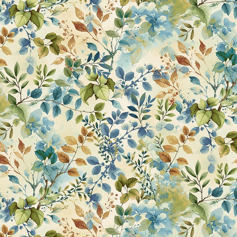Awakenings Foliage Cream - Henry Glass from Fort Worth Fabric Studio