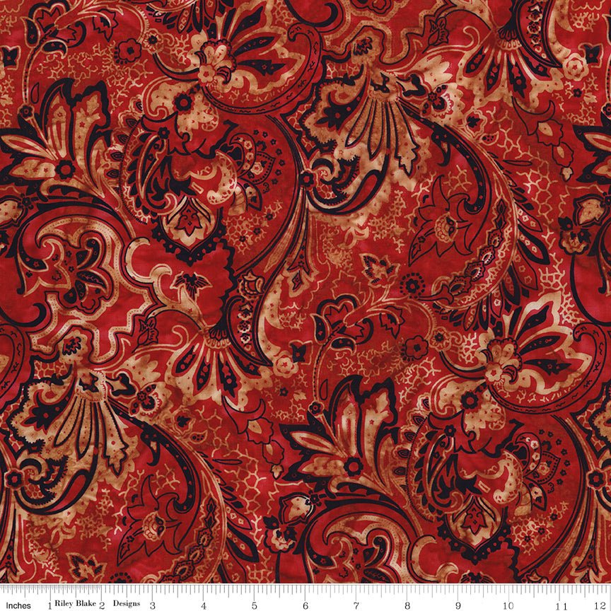 Bandanas Batiks Chili - Riley Blake from Fort Worth Fabric Studio