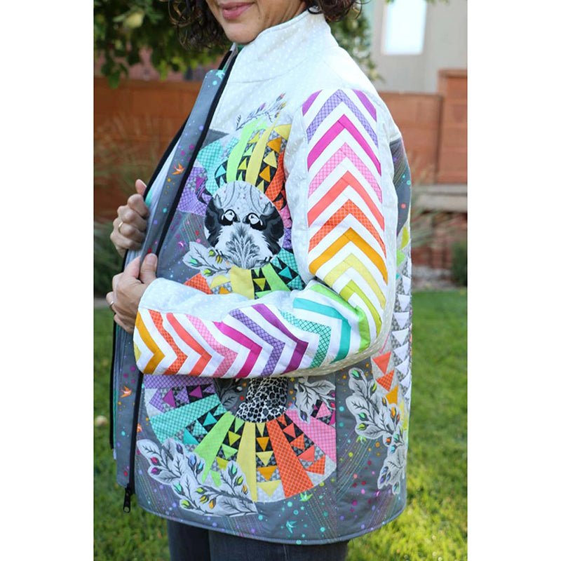 Bella Quilt Coat ACCENT SLEEVES Companion Pattern by Quilting Elissa & byAnnie - ByAnnie from Fort Worth Fabric Studio