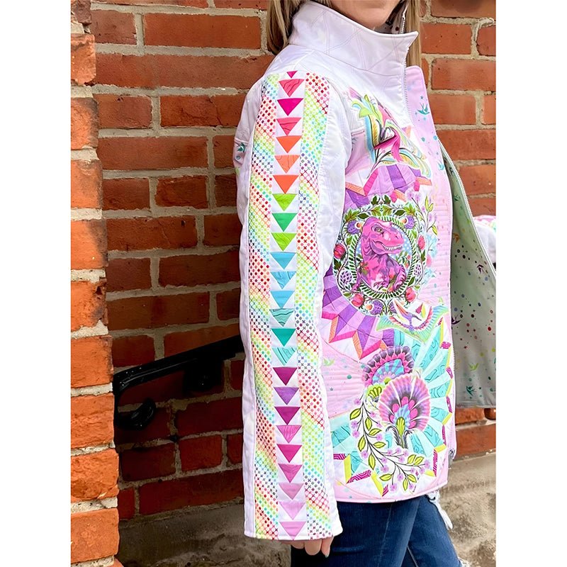 Bella Quilt Coat ACCENT SLEEVES Companion Pattern by Quilting Elissa & byAnnie - ByAnnie from Fort Worth Fabric Studio