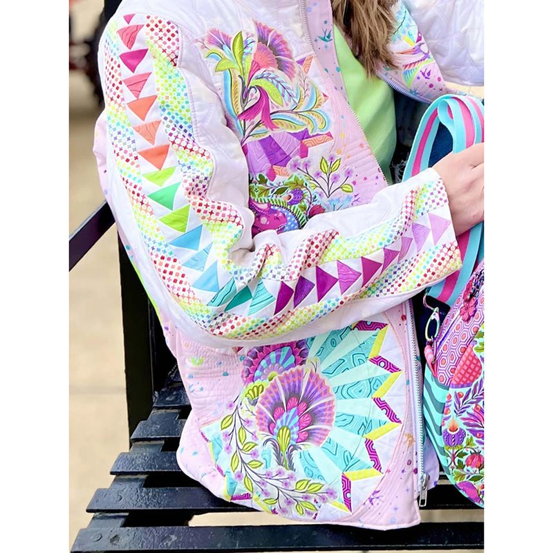 Bella Quilt Coat ACCENT SLEEVES Companion Pattern by Quilting Elissa & byAnnie - ByAnnie from Fort Worth Fabric Studio