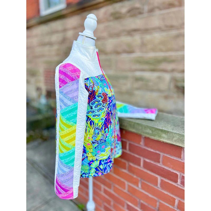 Bella Quilt Coat ACCENT SLEEVES Companion Pattern by Quilting Elissa & byAnnie - ByAnnie from Fort Worth Fabric Studio