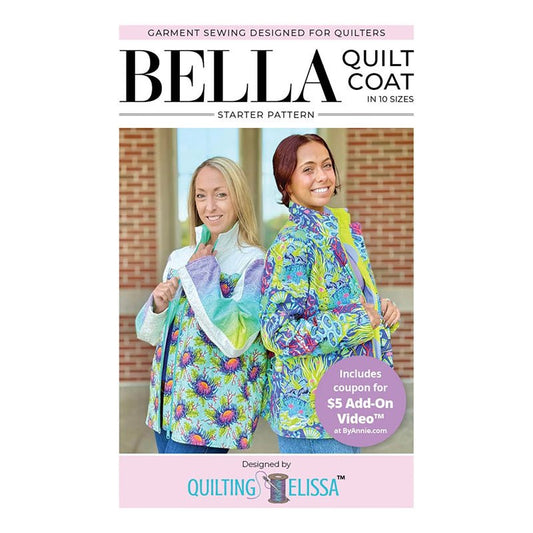 Bella Quilt Coat Pattern by Quilting Elissa & byAnnie - ByAnnie from Fort Worth Fabric Studio