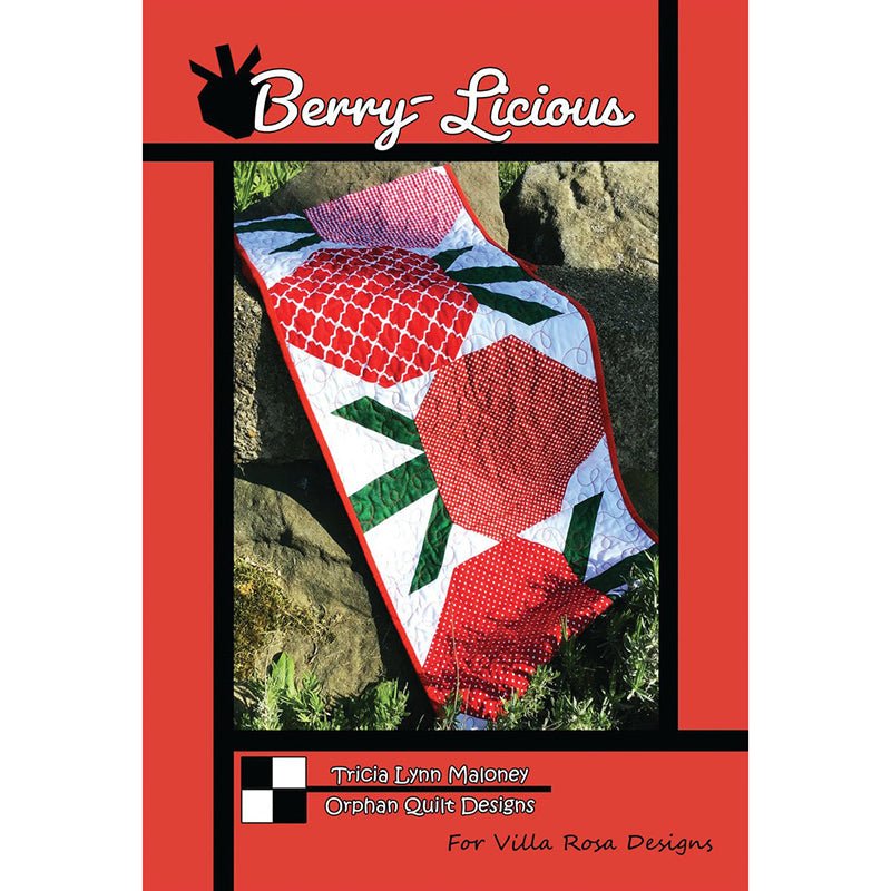 Berry - licious Table Runner Pattern PDF Download - Villa Rosa Designs from Fort Worth Fabric Studio