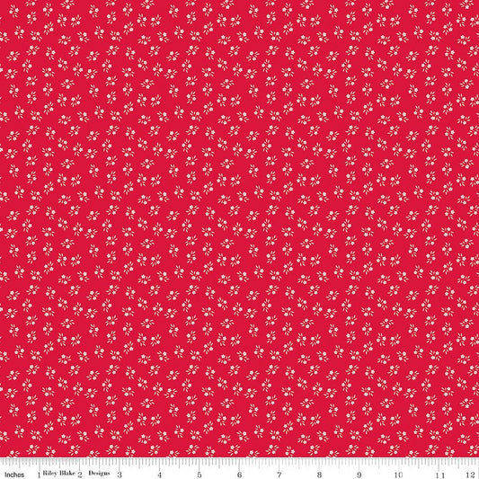 Berry & Sage Corsage Jazzberry - Riley Blake from Fort Worth Fabric Studio