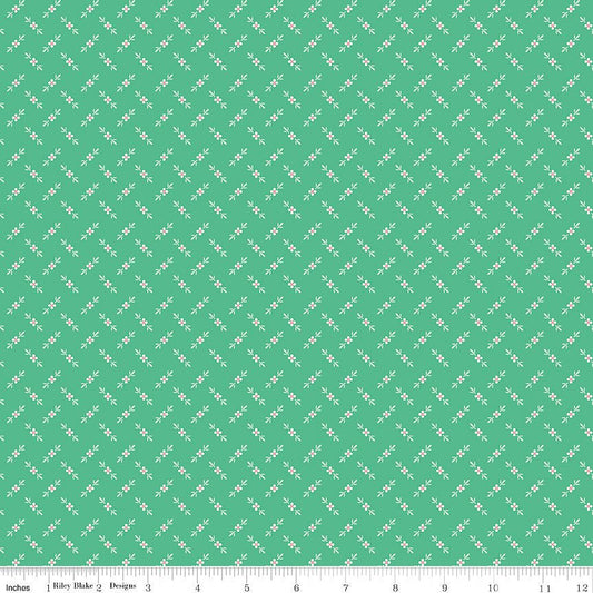 Berry & Sage Flower Bud Alpine - Riley Blake from Fort Worth Fabric Studio