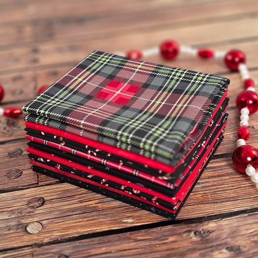Black Tie Christmas – FWFS Exclusive 9 Piece Fat Quarter Bundle - Fort Worth Fabric Studio from Fort Worth Fabric Studio
