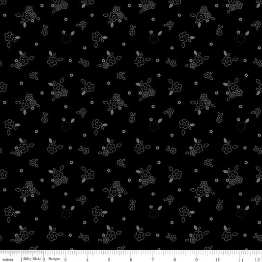 Blackout Bushel Black - Riley Blake from Fort Worth Fabric Studio