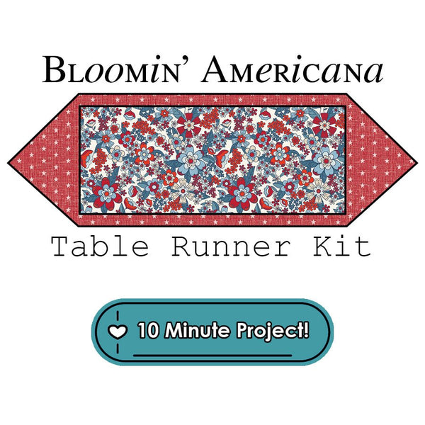 Bloomin' Americana 10 Minute Table Runner Kit Art Gallery - Art Gallery from Fort Worth Fabric Studio
