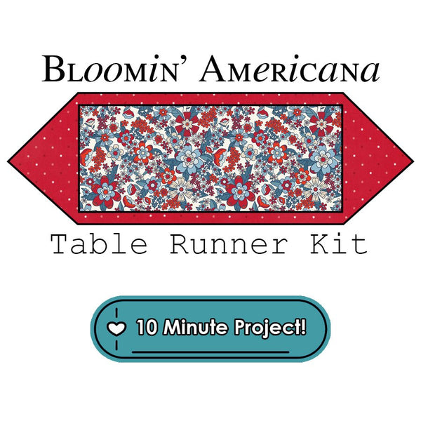 Bloomin' Americana 10 Minute Table Runner Kit Art Gallery - Art Gallery from Fort Worth Fabric Studio