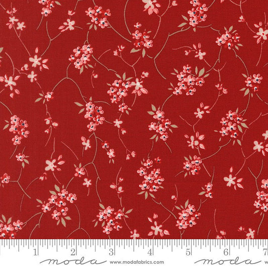 Blossom Jubilee Meadowsweet Florals Rose - Moda from Fort Worth Fabric Studio