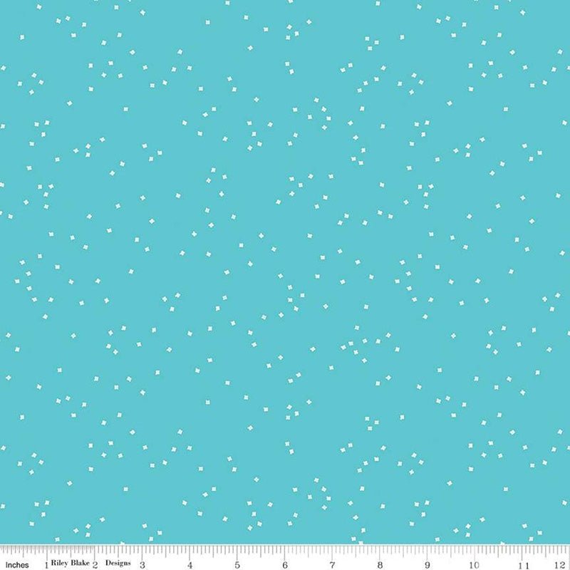 Blossom Peacock – Remnant 41″ × 44″ - Riley Blake from Fort Worth Fabric Studio
