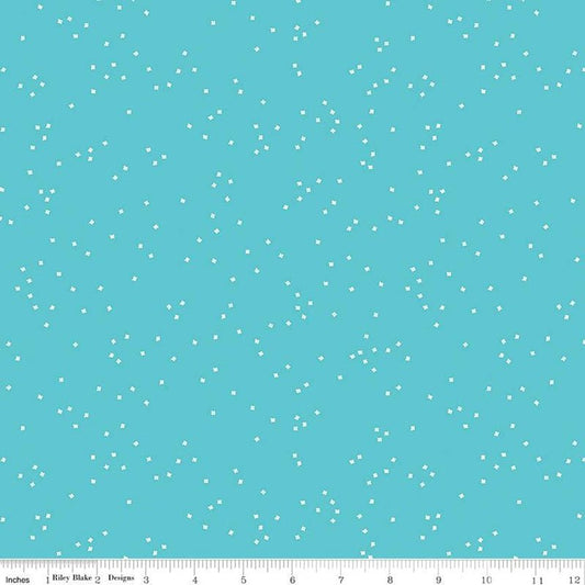 Blossom Peacock – Remnant 44″ × 44″ - Riley Blake from Fort Worth Fabric Studio