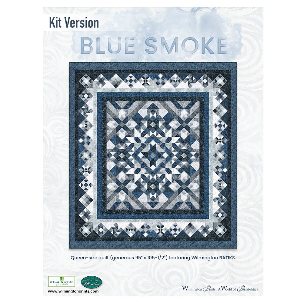 Blue Smoke Quilt Pattern from Wilmington PDF Download - Wilmington Prints from Fort Worth Fabric Studio