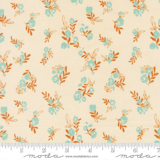 Boho Haven Small Florals Eggshell – Remnant 37″ × 44″ - Moda from Fort Worth Fabric Studio