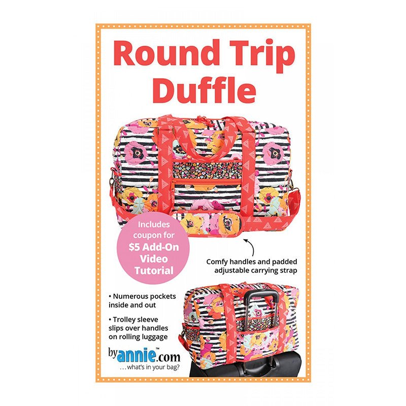 By Annie's Round Trip Duffle Bag Pattern - ByAnnie from Fort Worth Fabric Studio