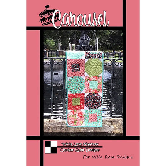Carousel Table Runner Pattern - Villa Rosa Designs from Fort Worth Fabric Studio