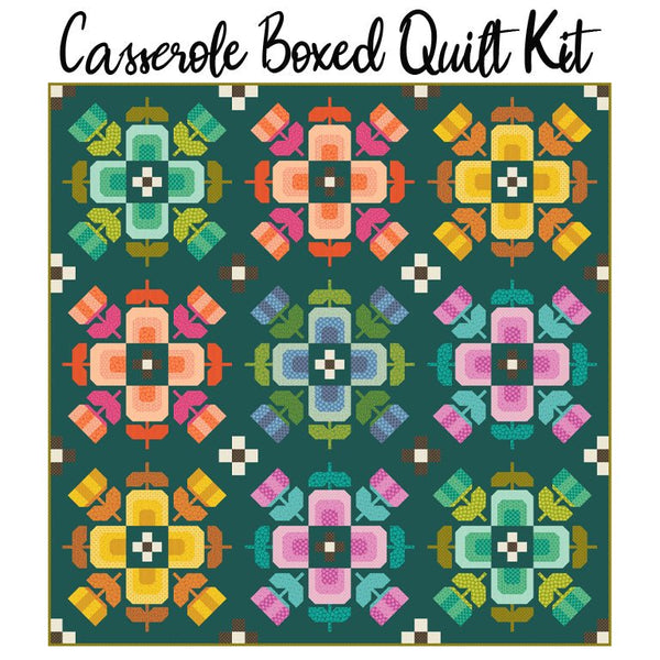 Casserole Boxed Quilt Kit with Scenery from Moda - Moda from Fort Worth Fabric Studio