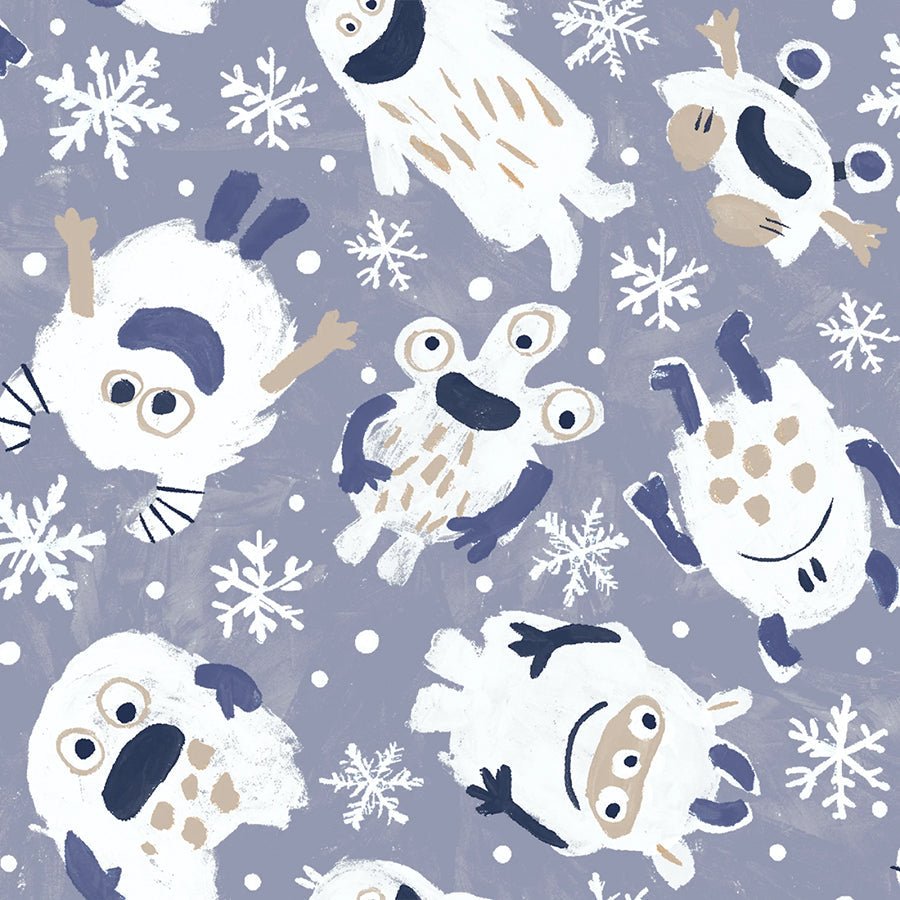 Catch Me If You Can Yeti Fun Medium Blue – Remnant 33" × 44"