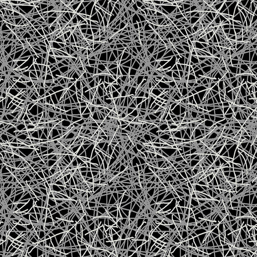 Catsup Cat Hair Black/Gray - Henry Glass from Fort Worth Fabric Studio
