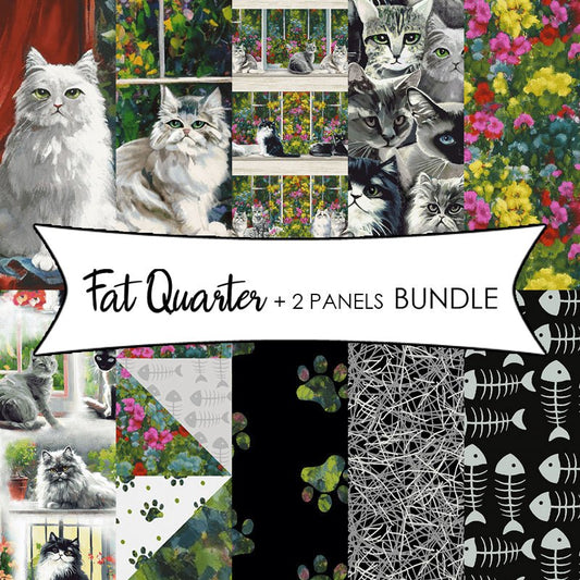 Catsup Fat Quarter + 2 Panels Bundle - Henry Glass from Fort Worth Fabric Studio
