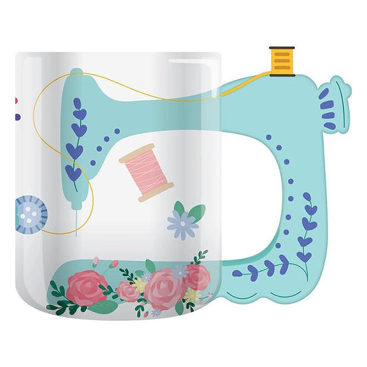 Ceramic Sewing Machine Mug by Hobby Gift - Hobby Gift from Fort Worth Fabric Studio
