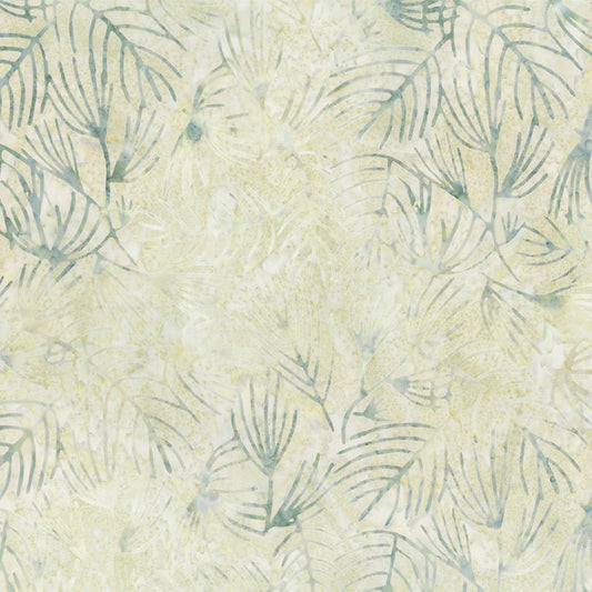 Changes in Seasons Batiks Ferns Crème – Remnant 38" × 44"
