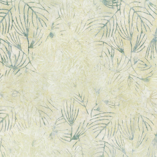 Changes in Seasons Batiks Ferns Crème – Remnant 38" × 44" - Banyan Batiks from Fort Worth Fabric Studio