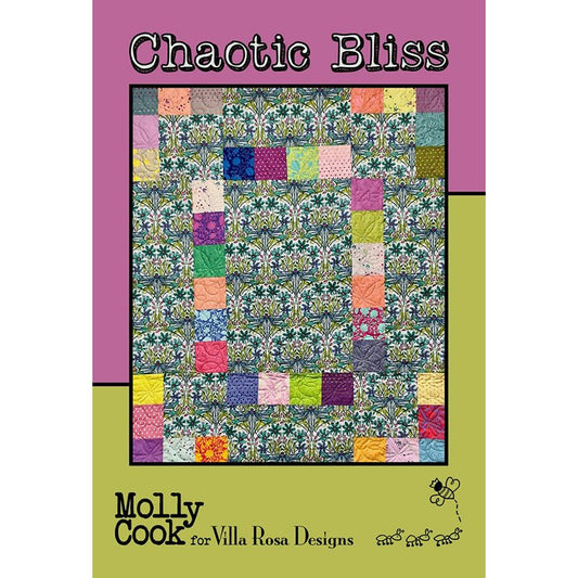 Chaotic Bliss Quilt Pattern PDF Download - Villa Rosa Designs from Fort Worth Fabric Studio