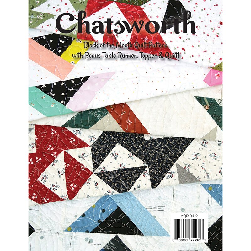 Chatsworth Quilt Pattern Book - Antler Quilt Design from Fort Worth Fabric Studio